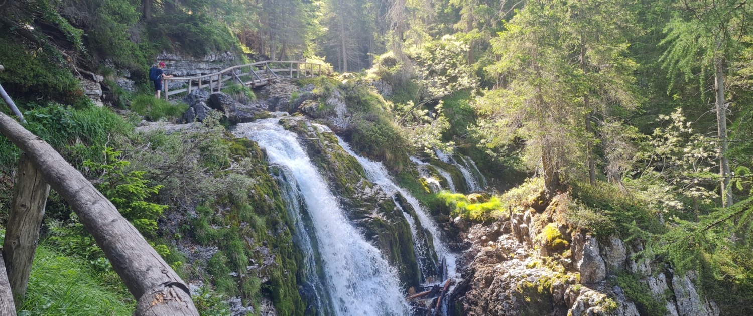 Wanderung Brenta - Vallesinella Wasserfälle