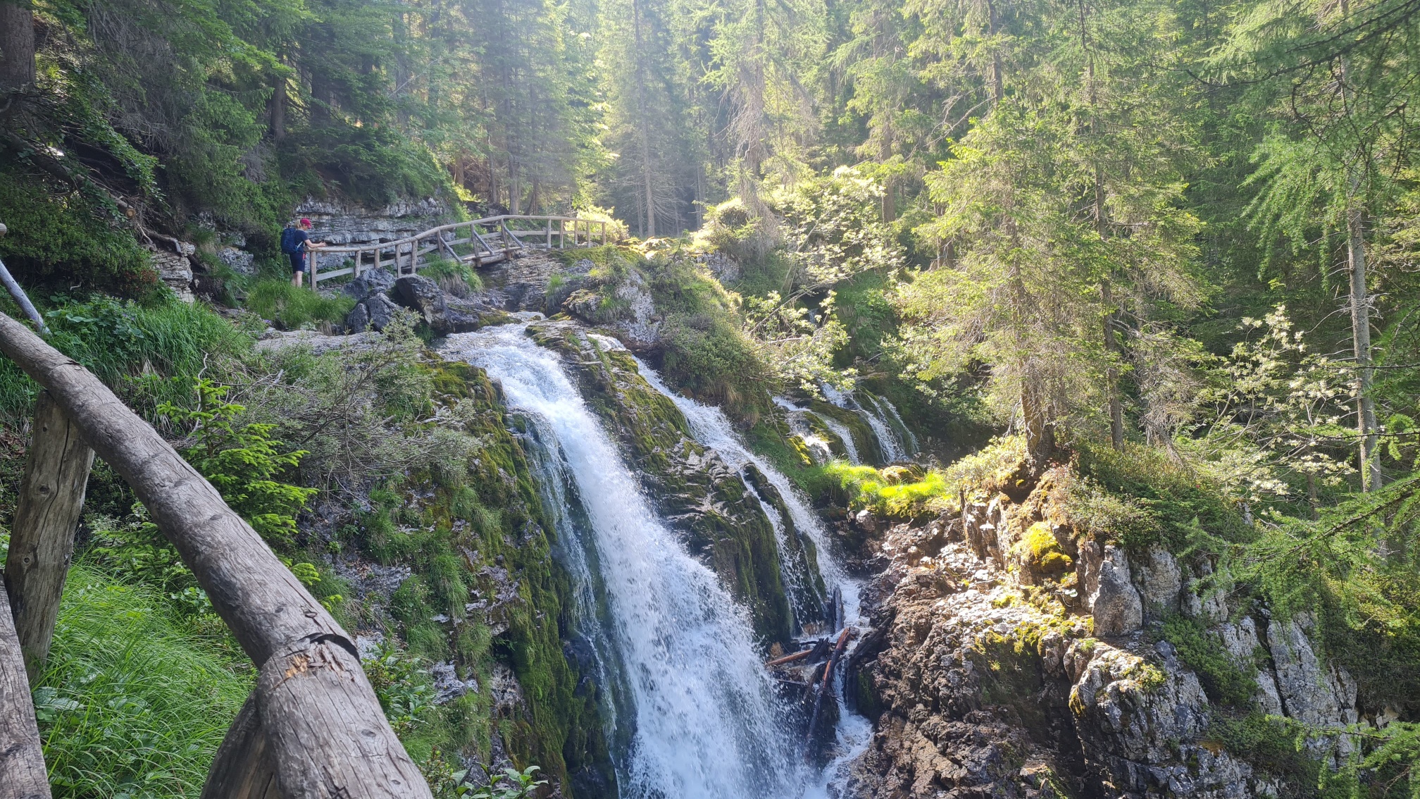 Wanderung Brenta - Vallesinella Wasserfälle Wanderung Brenta - Vallesinella Wasserfälle