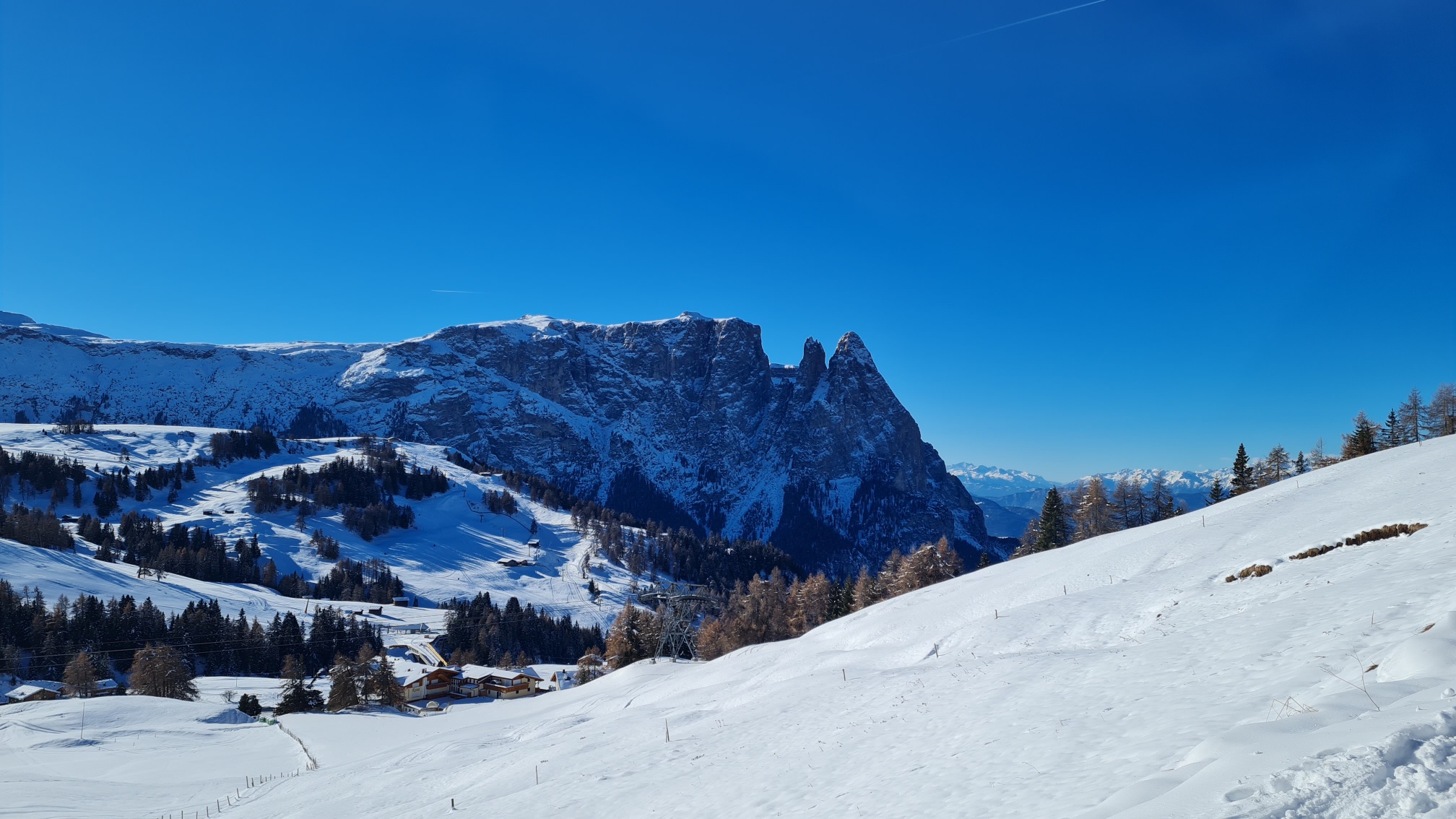 Seiser Alm - Blick auf Schlern