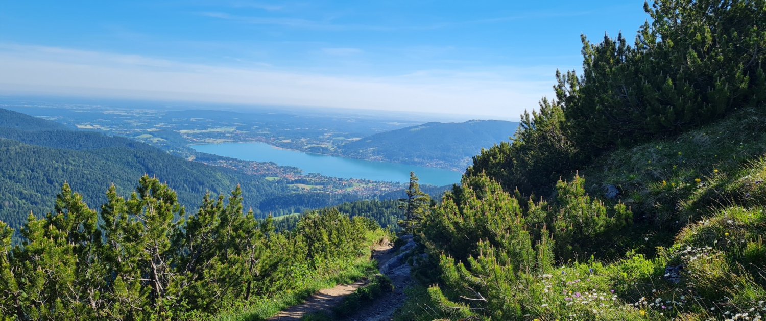 Wanderung auf den Hirschberg - Kurz vor dem Hirschberghaus