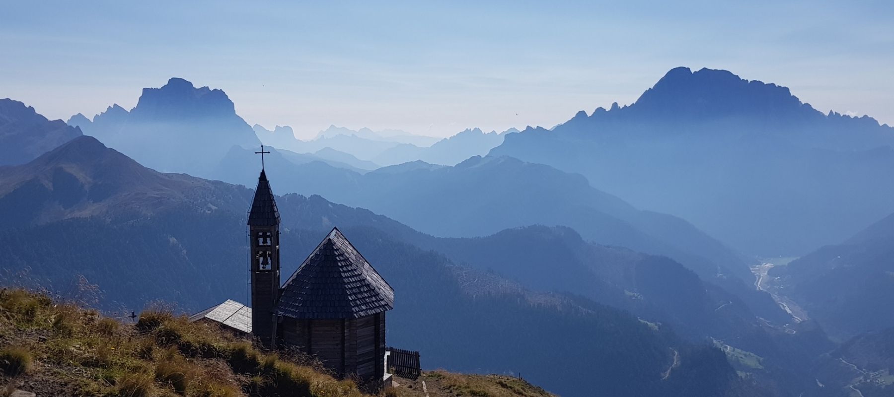 Col di Lana - Gadertal, Kapelle am Gipfel