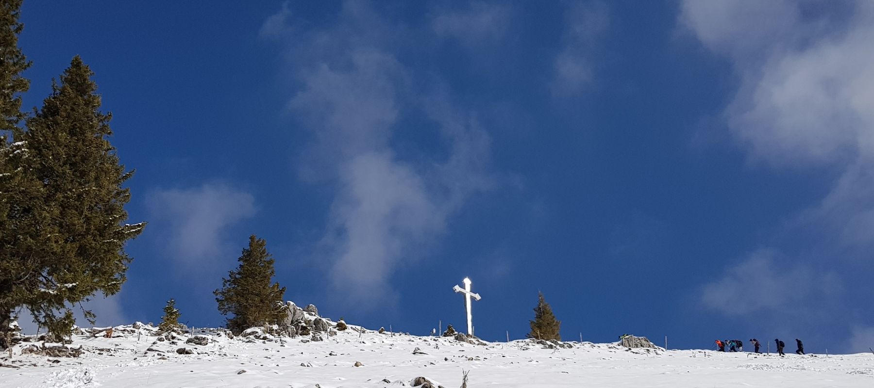 Winterwanderung Bodenschneid: Gipfel