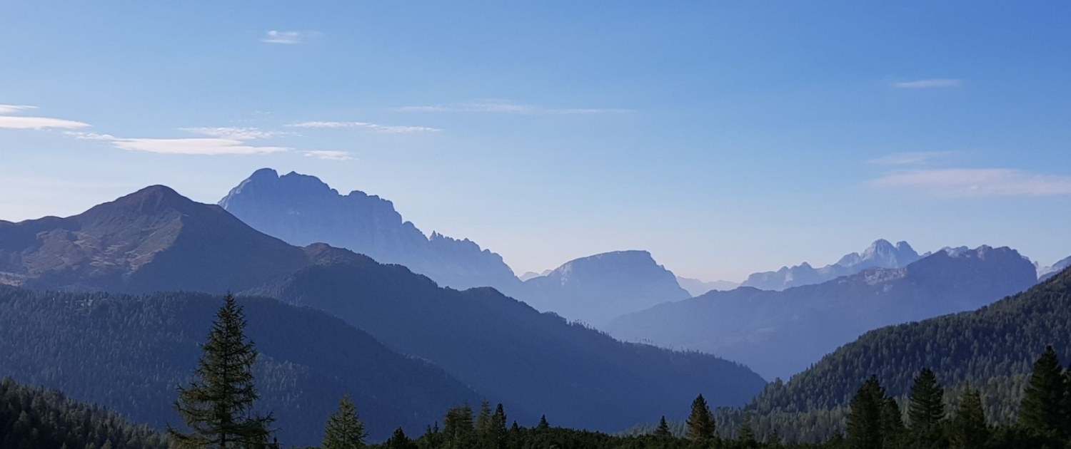 Col di Lana - Gadertal, Fernblick