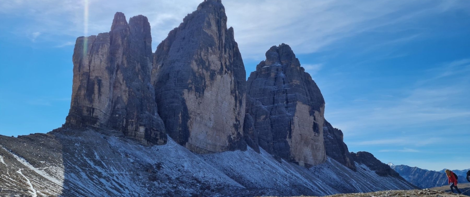 Wanderung um die Drei Zinnen - Blick vom Patternsattel