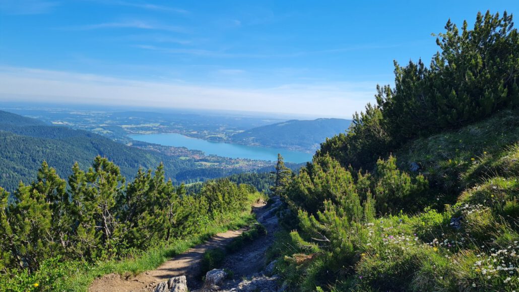 Wanderung auf den Hirschberg - Blick nach Norden