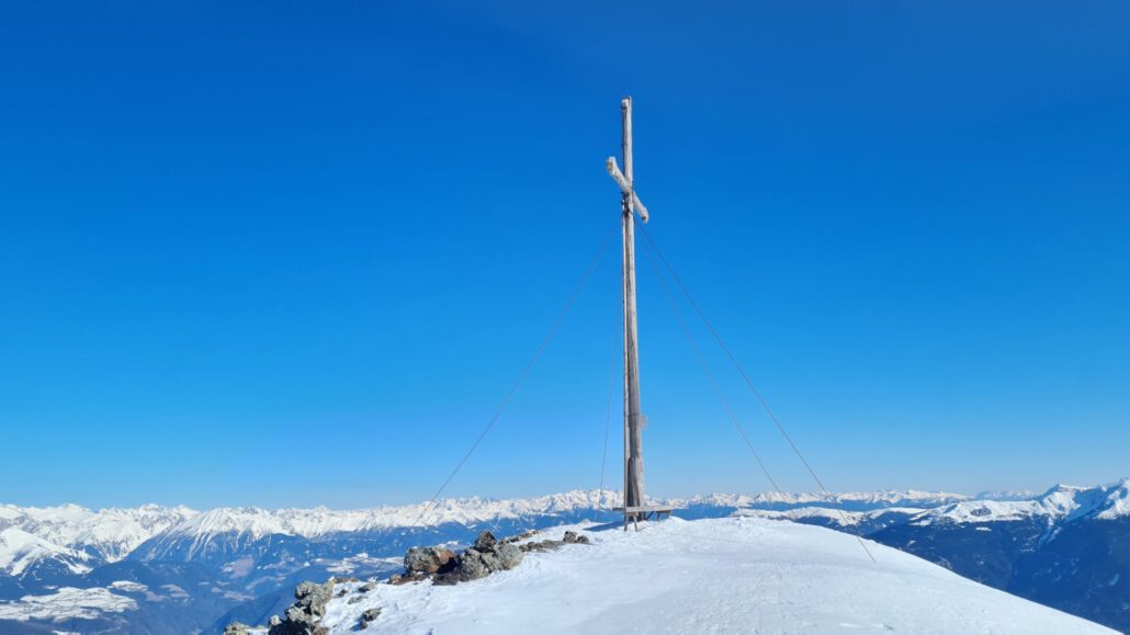 Wanderung auf die Königsangerspitze - Gipfelkreuz