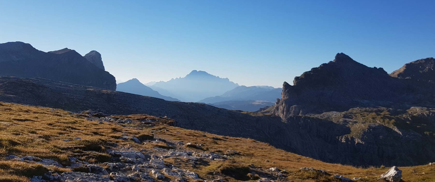 Dolomitenhöhenweg Nr. 2: Weg von der Puezhütte zur Forcella di Ciampei