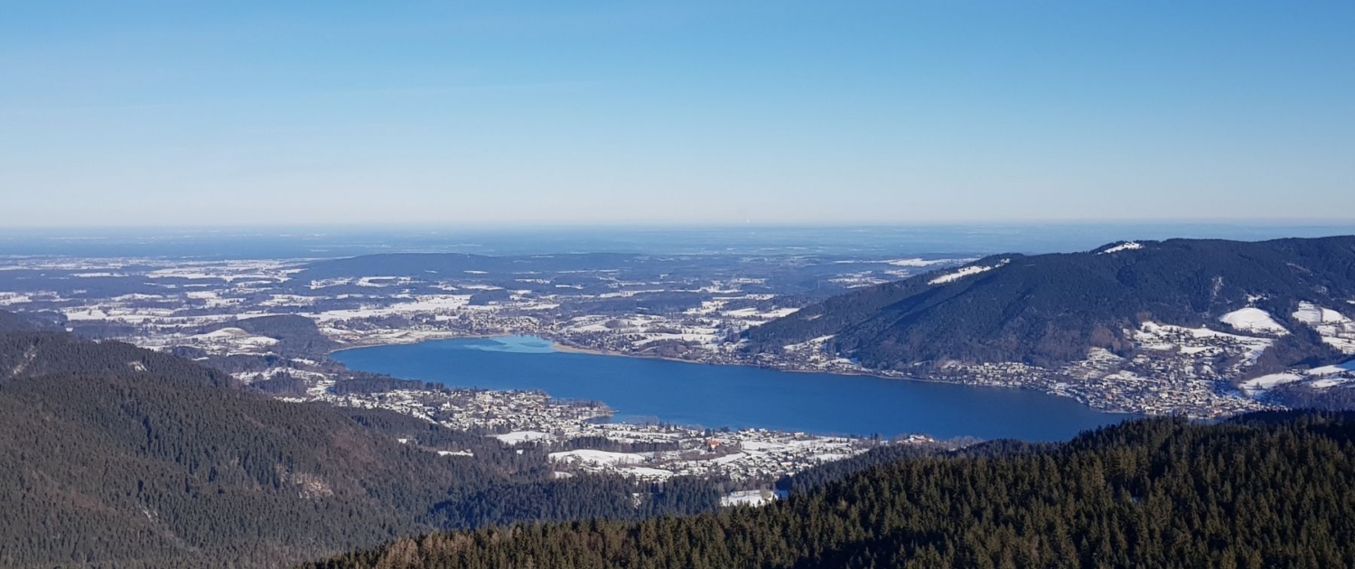 Blick Tegernsee