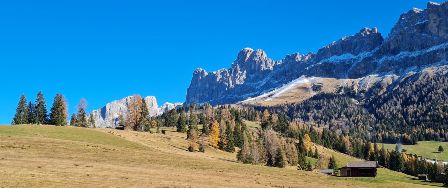 Wanderung Karersee: Blick auf Rosengarten