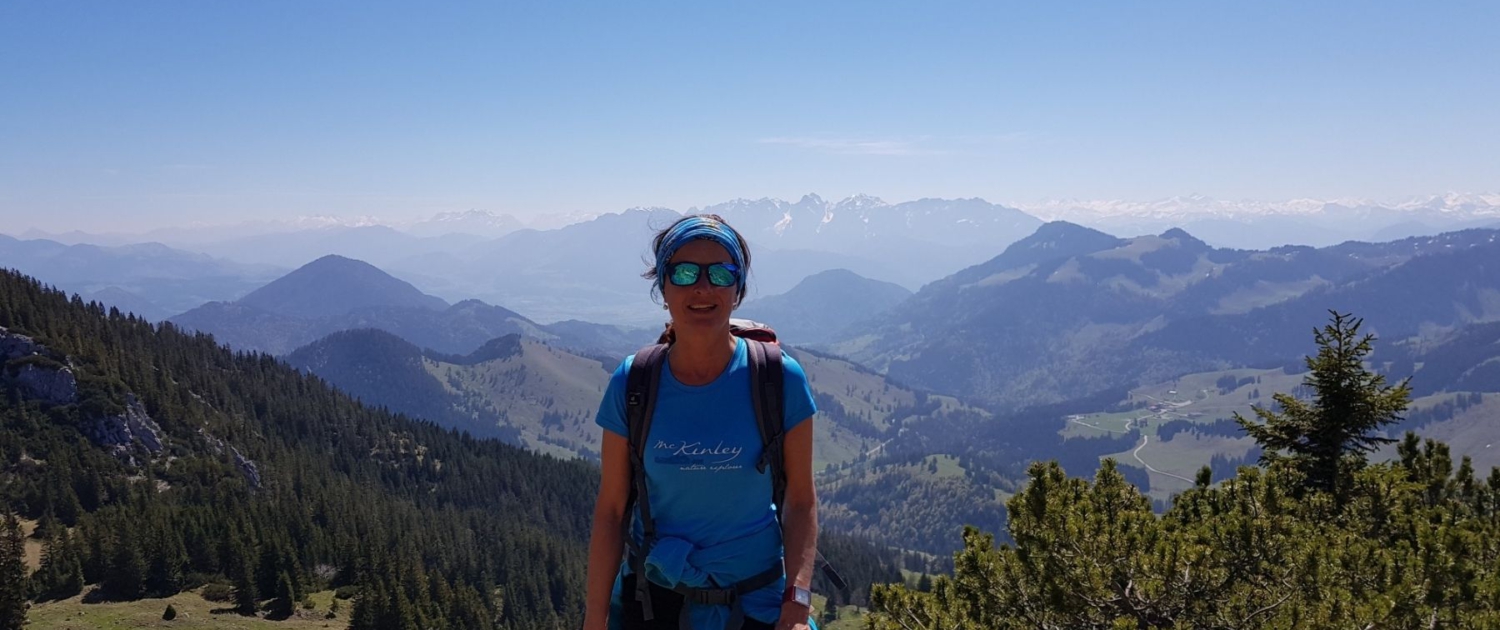 Wanderung auf die Lacherspitze - Fernblick oberhalb des Lacherkars