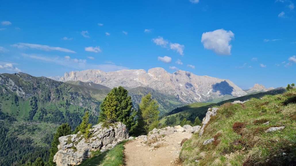 Wanderung auf de Friedrich-August Weg: Blick nach Südwesten