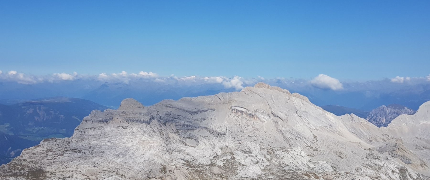 Wanderung Lavarela: Gipfelaussicht