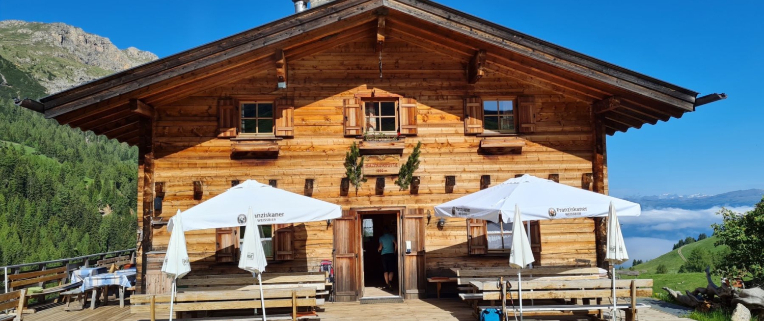 Wandern auf den Schlern - Saltner Hütte