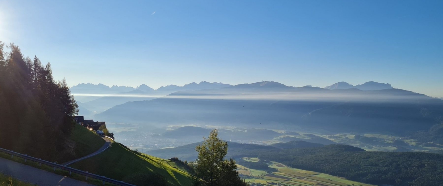 Wanderung auf die Plattnerspitze - Blick vom Lechnerhof