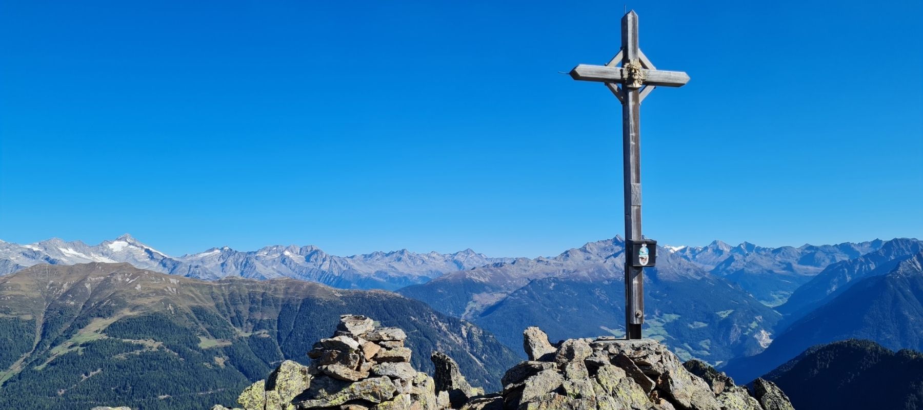 Gipfel Plattnerspitze, Pfunderer Berge