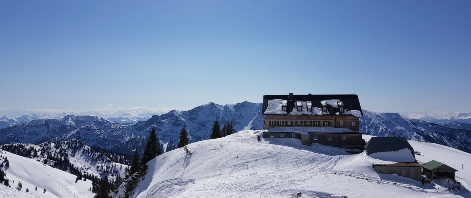 Winterwanderung Rotwand: Rotwandhaus