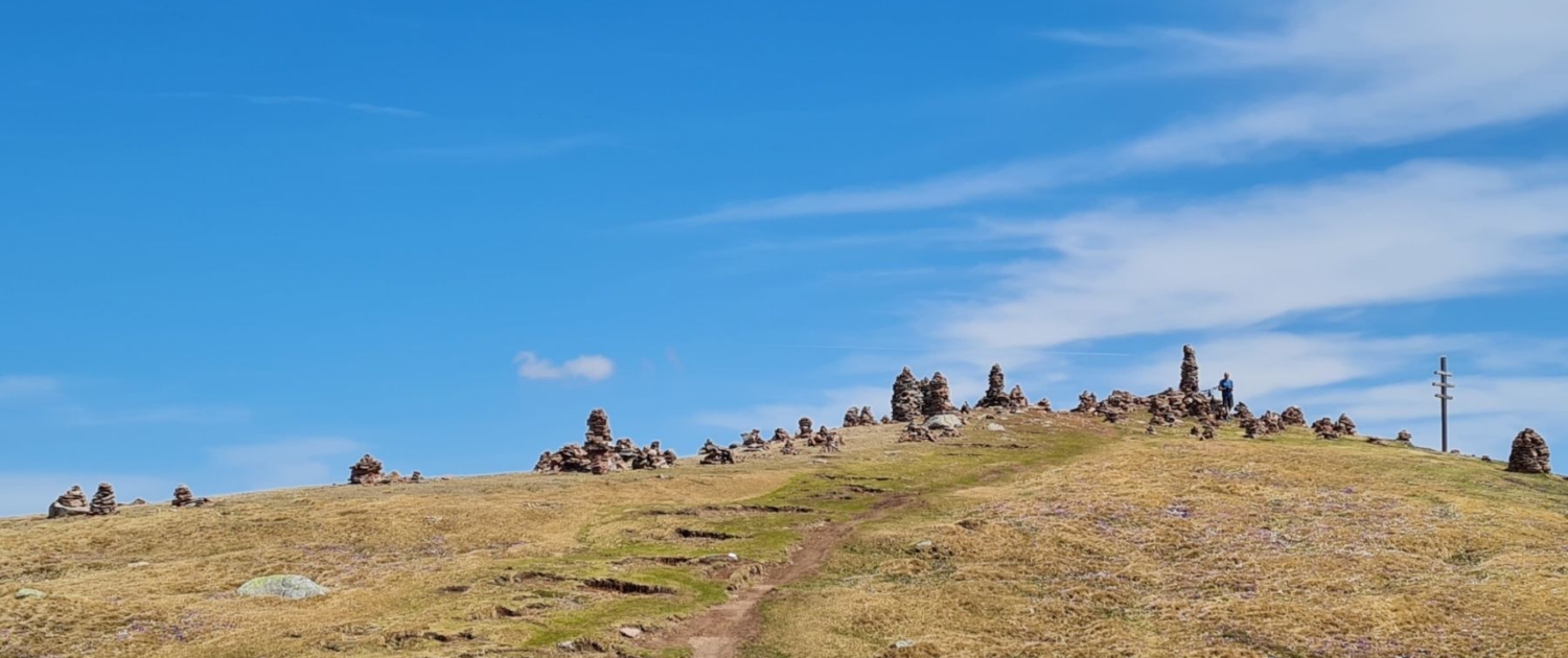 Wanderung Stoanerne Mandl - Gipfel in Sicht