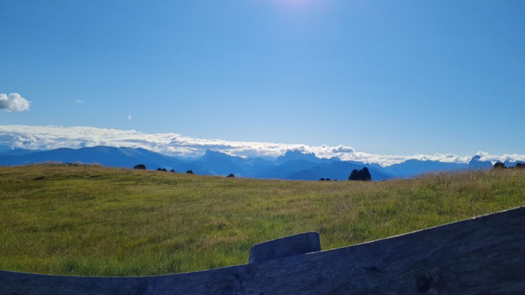 Wanderung auf den Villanderer Berg: Aufstieg Richtung Gasteiger Sattel