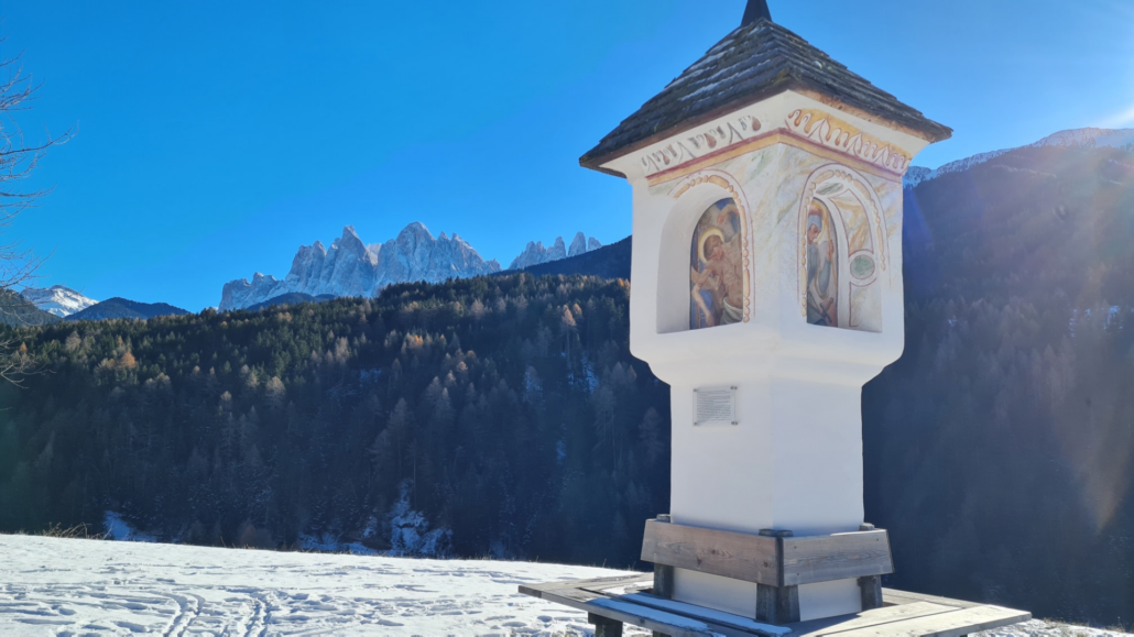 Wanderung Sunnleitnweg Villnöss - Pestsäule