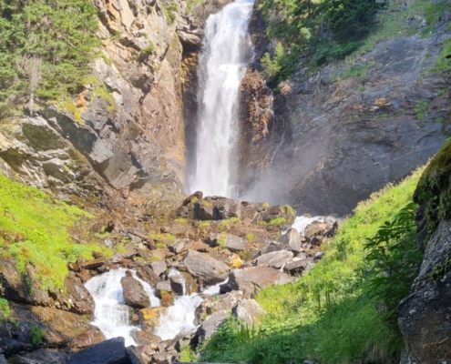 Trentino - Wasserfälle Saènt