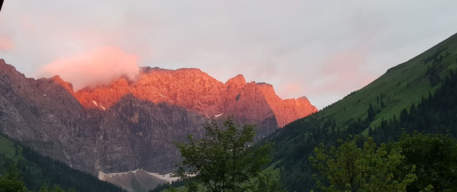 Wandern und Wetter - Wetterkunde Morgenrot