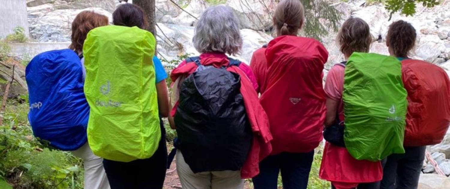 Wandern und Wetter - Rucksackschutz